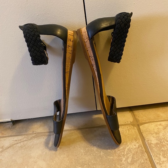 SPERRY TOP SIDER ISHA BLACK WOVEN SANDALS SZ 8 - Picture 4 of 9